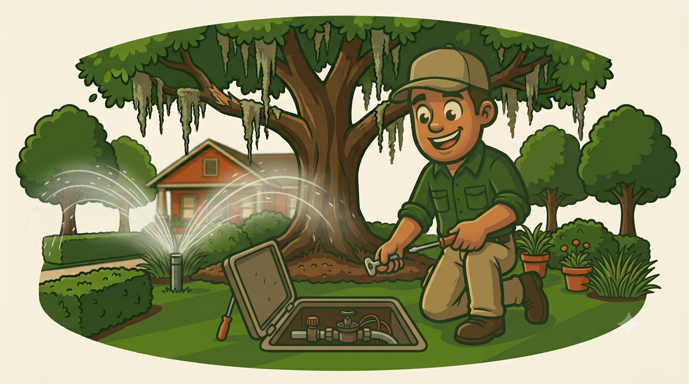 Irrigation system repair in Johns Island SC